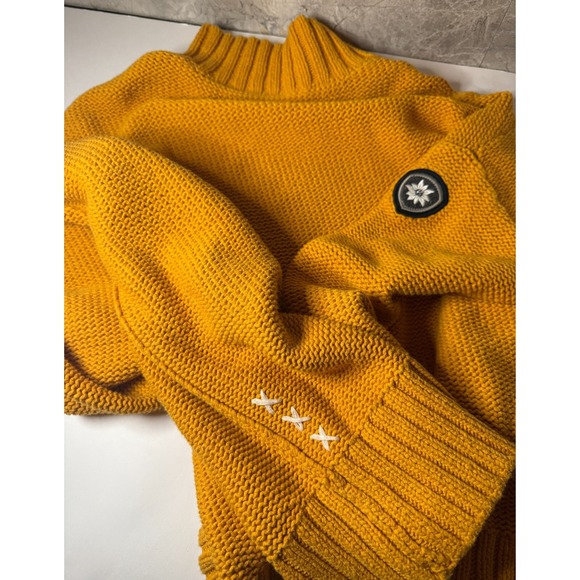 Alp N Rock Sweater Classic Ski Simone Papaya Chunky Knit Cozy Nautical Jumper M - Picture 4 of 9